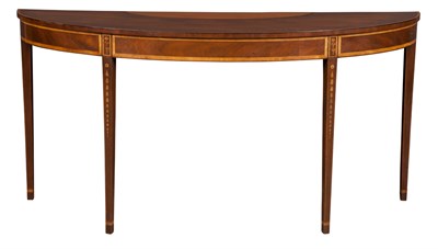 Lot 236 - Federal Style Inlaid Mahogany Side Table The D-...
