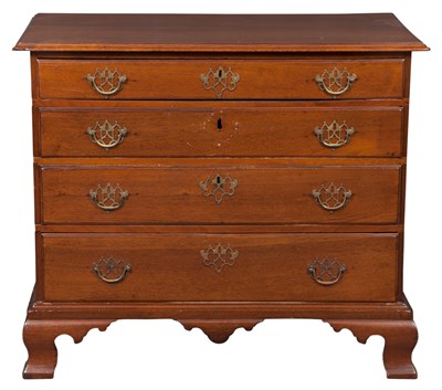Lot 334 - Chippendale Walnut Chest of Drawers...