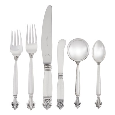 Lot 267 - Georg Jensen Sterling Silver Acanthus Pattern...