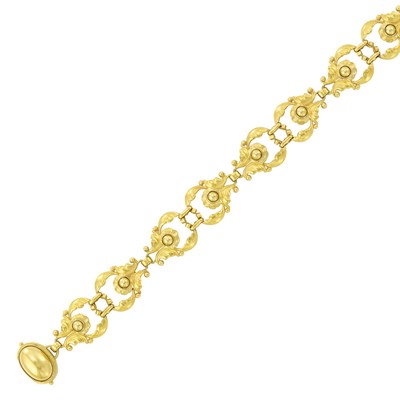 Lot 211 - Antique Gold Bracelet, Georg Jensen