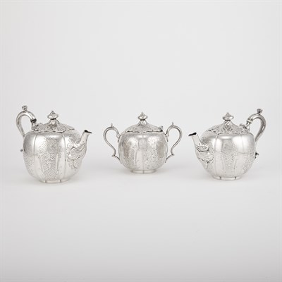 Lot 392 - American Silver Partial Tea Service William...