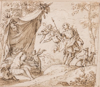 Lot 15 - Attributed to Giuseppe Valeriani Venus and...