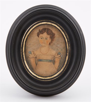 Lot 2 - American School 19th Century Portrait...
