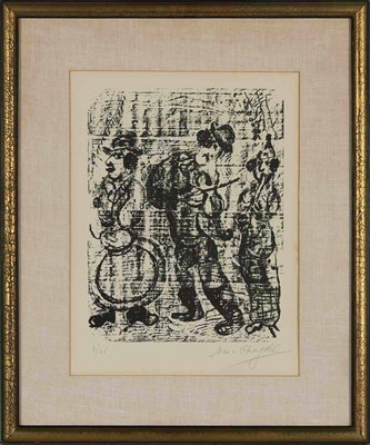 Lot 43 - Marc Chagall LES MUSICIENS VAGABONDS (M. 396)...