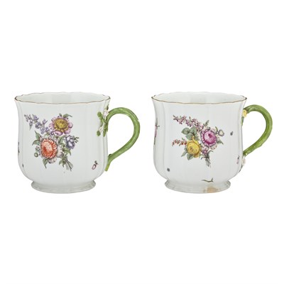 Lot 115 - Two Similar Meissen Porcelain Dishes 19th...