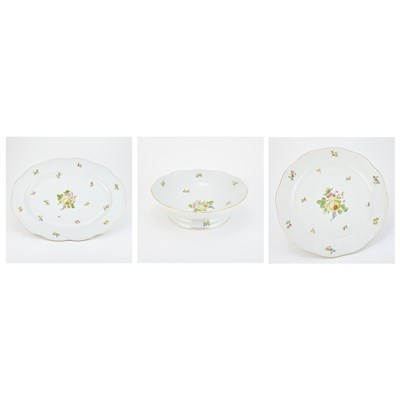 Lot 335 - Three Herend Porcelain Articles Length of...