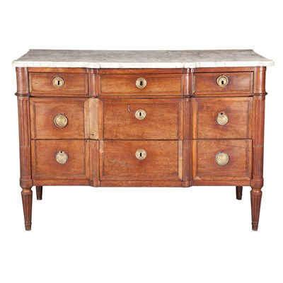 Lot 131 - Louis XVI Mahogany Commode Last quarter of the...