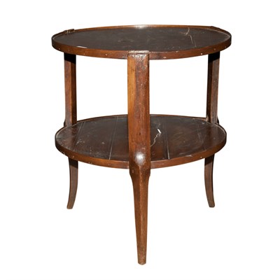 Lot 145 - Provincial Stained Pine Two-Tier Side Table...