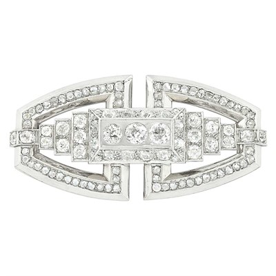 Lot 370 - Platinum and Diamond Brooch, Rene Boivin