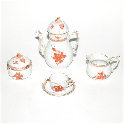 Lot 347 - Herend Porcelain Demitasse Service In the...