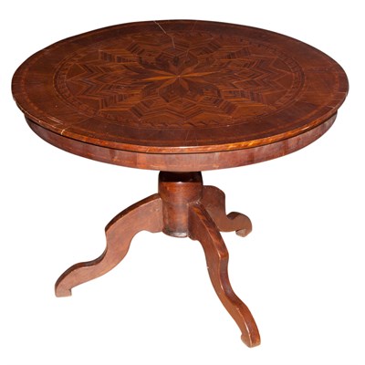 Lot 224 - Italian Inlaid Wood Low Table Height 20 inches,...