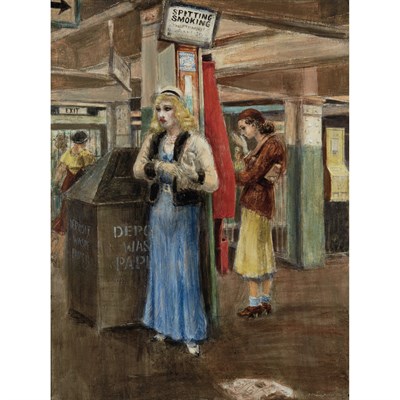 Lot 78 - Reginald Marsh American, 1898-1954 The Date,...