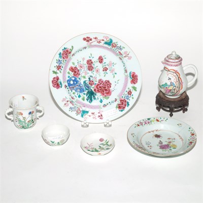 Lot 354 - Group of Chinese Famille Rose Porcelain Table...