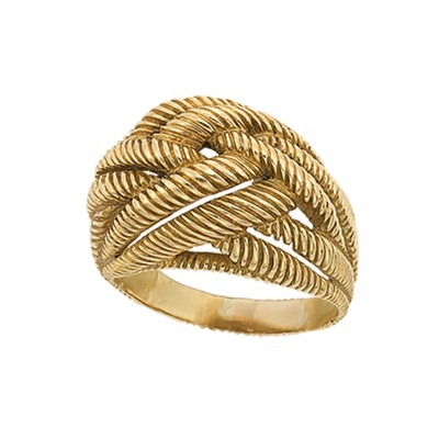 Lot 23 - Gold Knot Ring, Van Cleef & Arpels, France