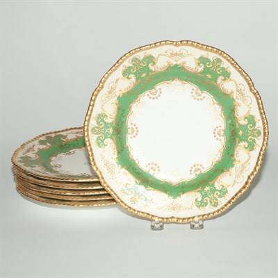 Lot 243 - Set of Twelve Coalport Porcelain Dinner Plates...