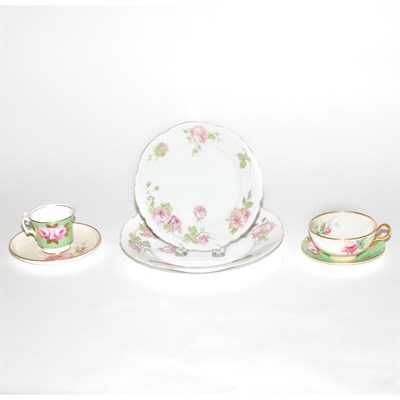Lot 208 - Rose Decorated Porcelain Dinner Service...