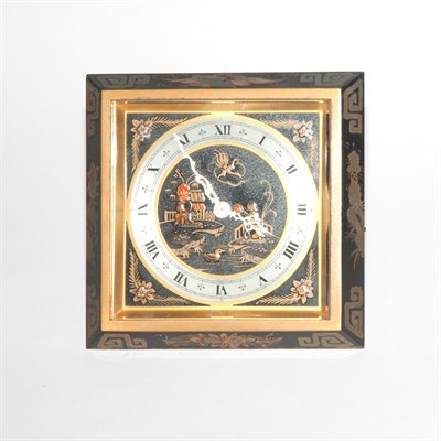 Lot 174 - Brass and Glass Carriage Clock In a leather...