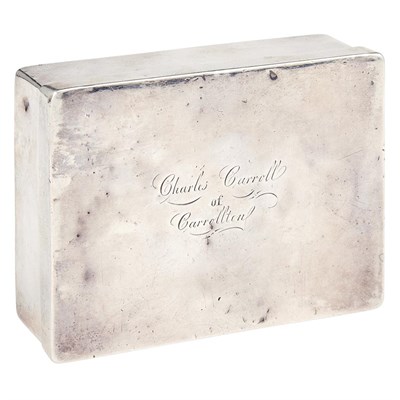 Lot 226 - French Silver Snuff/Tobacco Box Paris, circa...