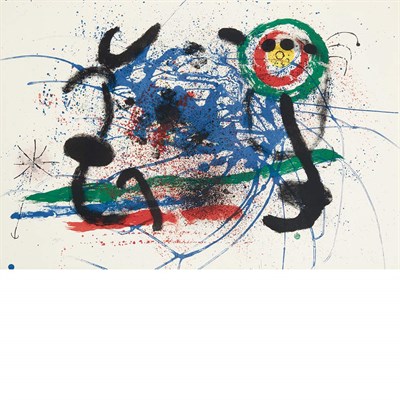 Lot 115 - Joan Miró L'AMAZONE (M. 325) Color lithograph,...