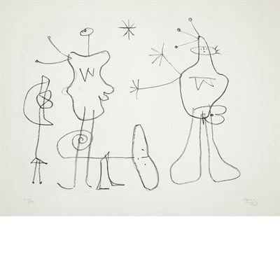 Lot 113 - Joan Miró PARADE (MOURLOT 64) Lithograph, 1948,...