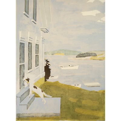 Lot 163 - Fairfield Porter (1907-1975) THE DOG AT THE...