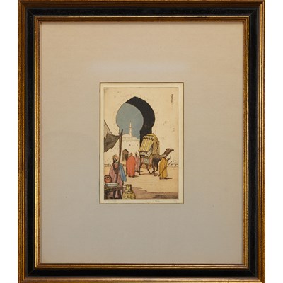 Lot 66 - Edgar L. Pattison [MIDDLE EASTERN SCENE] Color...