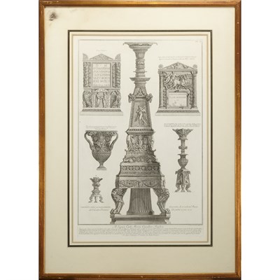 Lot 55 - Giovanni Battista Piranesi [CANDELABRA AND URN...