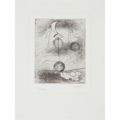 Lot 112 - Joan Miró (1893-1983) SOLIDARITE (DUPIN 42)...