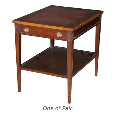 Lot 121 - Pair of Georgian Style Mahogany End Tables...