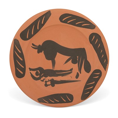 Lot 154 - Pablo Picasso TAUROMACHY SCENE (A.R. 393)...