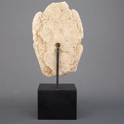 Lot 357 - Indian Stucco Head of a Bodhisattva Height 9...