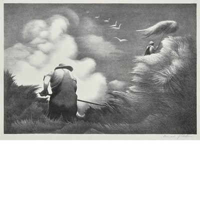 Lot 184 - Bernard Steffen (1907-1980) HAYING Lithograph,...