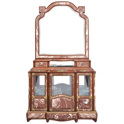 Lot 249 - Louis XVI Style Gilt-Metal and Marble Mounted...