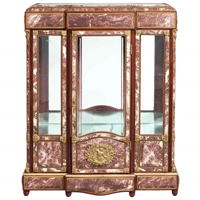 Lot 248 - Louis XVI Style Gilt-Metal and Marble Mounted...