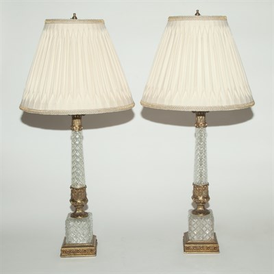 Lot 164 - Pair of Neoclassical Style Gilt-Metal and...