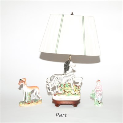 Lot 178 - Group of Five Staffordshire Pottery Figures...