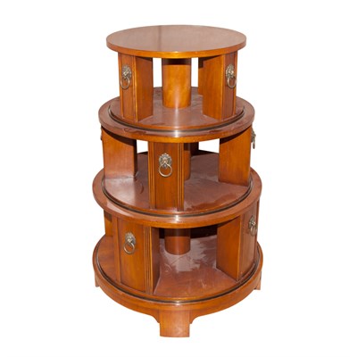 Lot 194 - Regency Style Mahogany Revolving Bookcase...