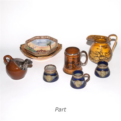 Lot 227 - Group of Ten Pottery and Porcelain Table...