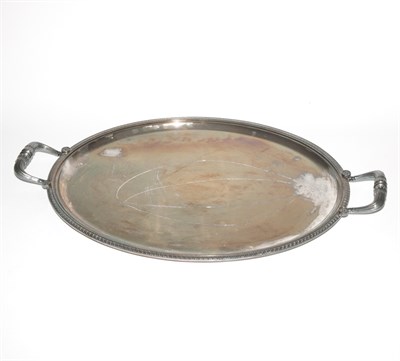 Lot 264 - Silver Plated Galleried Tray on Stand;...