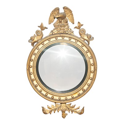 Lot 285 - Regency Style Gilt-Wood and Part Ebonized...