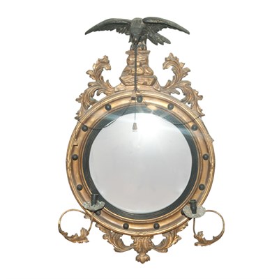 Lot 298 - Regency Style Gilt and Part Ebonized...