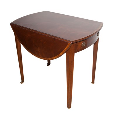 Lot 365 - Georgian Style Mahogany Pembroke Table Height...