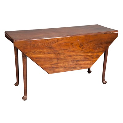 Lot 215 - George II Walnut Drop-Leaf Table The...
