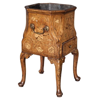Lot 377 - Dutch Marquetry Brazier 18th/19th Century Of...