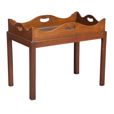 Lot 470 - George III Style Mahogany Butler's Tray on...