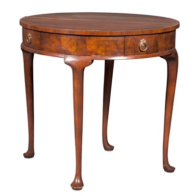 Lot 410 - Queen Anne Style Mahogany Fold-Over Games...