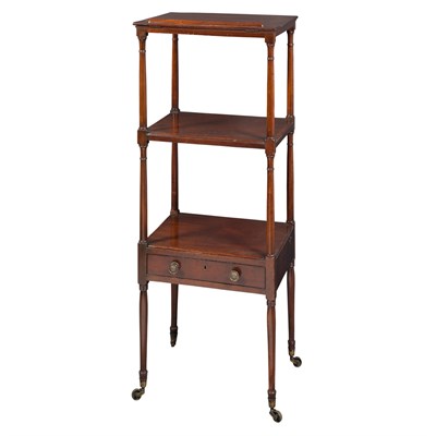 Lot 208 - Regency Mahogany Etagere/Reading Stand First...