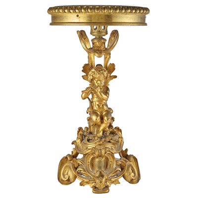 Lot 446 - Pair of Louis XV Style Gilt-Bronze and...