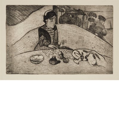 Lot 60 - Paul Gauguin LA FEMME AUX FIGUES (GUERIN 88; K....