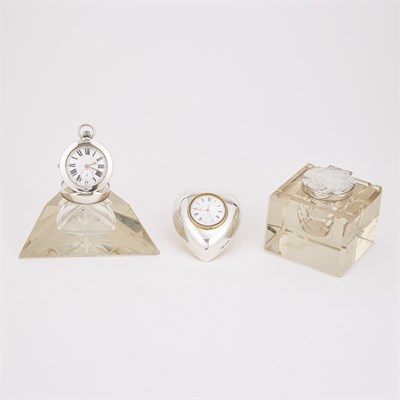 Lot 200 - Group of English Silver and Silver Mounted...